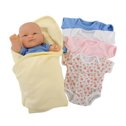 Image of Baby's One-Piece Outfits with Blanket