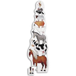 Barnyard Stacking Tower Puzzle