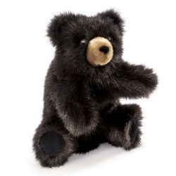Image of Baby Black Bear Hand Puppet