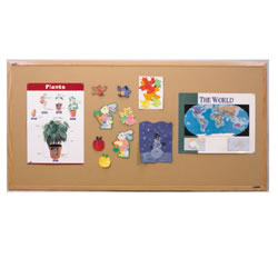 Bulletin Board Wood Frame 4' x 6'