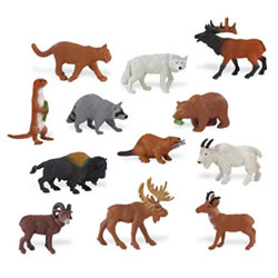 North American Wildlife Minis - Set of 12