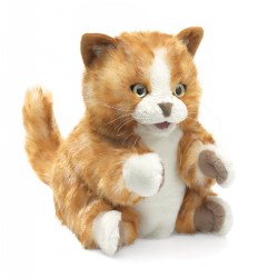 Image of Orange Tabby Kitten Hand Puppet