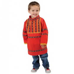 Festive Multi-Ethnic Russian Kosovorotka Boy Garment