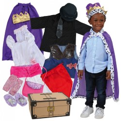 Image of Pretend Play Dress-Up Trunk - 20 Pieces