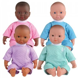 Image of Soft Body 16" Baby Dolls With Blankets