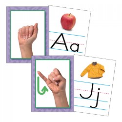 Image of American Sign Language Alphabet Cards