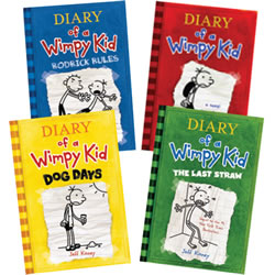 Image of Diary of a Wimpy Kid Books - Set of 4