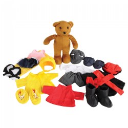 Image of Weather Bear Set With Clothes