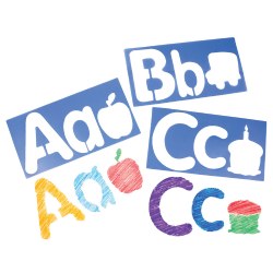 Image of Big Alphabet and Picture Stencils