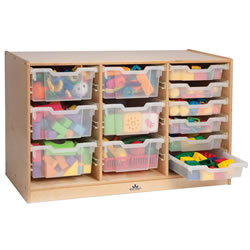 Image of Easy View Dual Size Storage with Trays