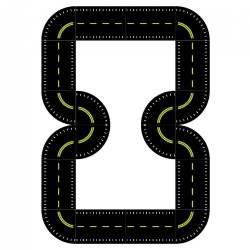 Image of Formula One Pedal Path (Stripe Kit Sold Separately)