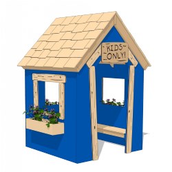 Image of Wee Tots Clubhouse - Blue