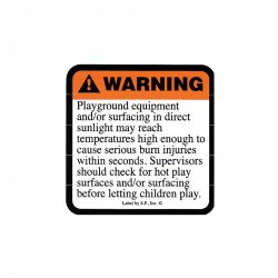 Image of Hot Surface Warning Label