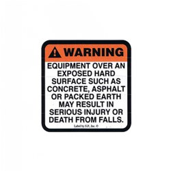 Image of Surfacing Warning A Label