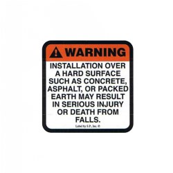 Image of Surfacing Warning B Label