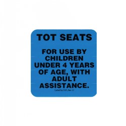 Image of Tot Seats Label