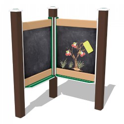 Image of Magnetic Chalkboard and Paint Panel