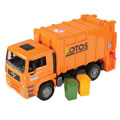 Rear Loading Garbage Truck - Orange