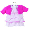 Mon Premier Pink Flounce Dress