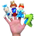 A Day at the Castle Finger Puppet Set
