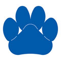Paw Print Die Cut Large