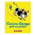 Curious George Gets A Medal (Book/Cassette)