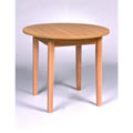 36" Round Oak Table- 24" Legs