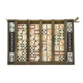 Classic Wooden Dominoes Game Board