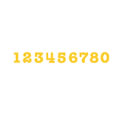 AllStar Numbers 3 1/2"