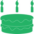 Birthday Cake/Candles Die For AllStar Machine