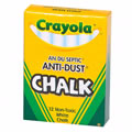 Crayola&reg; 12-Pack White Chalk (12 boxes)