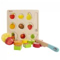 Alternate Image #2 of Cutting Fruits & Vegetables Wooden Puzzles