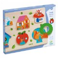 Alternate Image #5 of Things-That-Go & Animal Homes Colorful Wooden Puzzles
