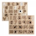 Thumbnail Image of Chalkboard-Based Alphabet & Number Puzzle Set