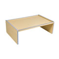 K System&reg; Toddler Activity Table - Natural w/Blue Trim