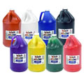Kaplan Kolors Washable Tempera Paint Gallon Assortment (Set of 8)