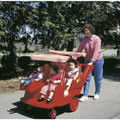 Bye-Bye Baby Buggy 4-Seat - Red