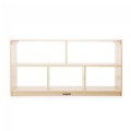 Thumbnail Image #3 of Premium Solid Maple Toddler 5-Compartment Storage Unit - Acrylic Back