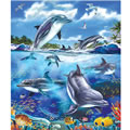 Dolphin Family 100 Piece Jigsaw Puzzle