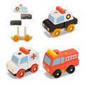 Stacking Emergency Vehicle Puzzles