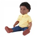 Alternate Image #3 of 16" Multiethnic Doll - African American Boy With Poseable Body and Hair