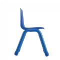 Alternate Image #2 of Chunky Stackable Chair - 13.5" Seat Height - Natural Blue