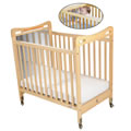 Kaplan SecureHold&trade; Compact Fixed-Side Mirror Crib