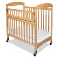 Serenity Compact SafeReach&trade; Clearview Crib - Natural