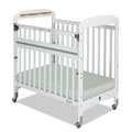Serenity Compact SafeReach&trade; Clearview Crib - White
