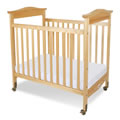 Biltmore&trade; Compact Fixed Side Clearview Crib - Natural