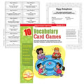 10 Vocabulary Card Games