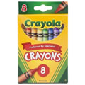 Crayola® 8-Count Crayons - Standard - Single Box