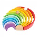 Alternate Image #3 of XL Wooden Rainbow with Wooden Balls