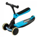 Alternate Image #4 of Skootie 2-in-1 Ride-On and Scooter - Neon Blue